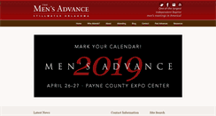 Desktop Screenshot of mensadvance.org